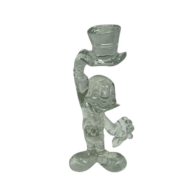 VINTAGE DISNEY CRYSTAL FIGURINE JIMINY CRICKET 8” RARE - Picture 1 of 16